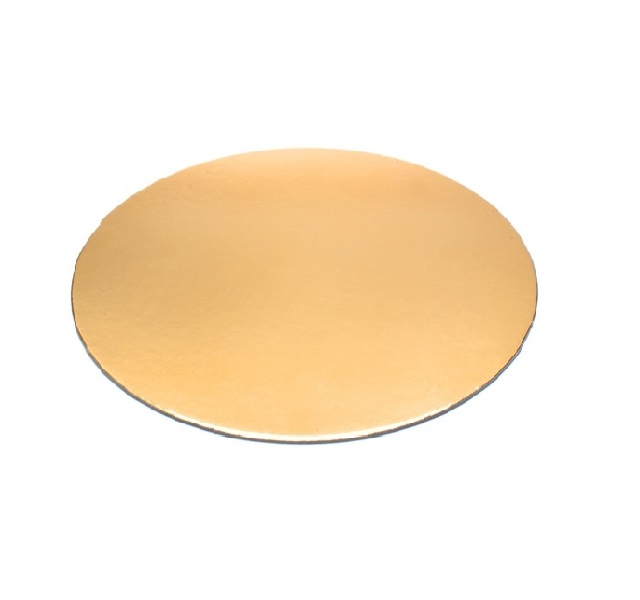 Discuri Aurii din Carton, 25 Buc/Bax, Diametru 28 cm,  Ambalaje Cofetarie, Baxuri Discuri Aurii din Carton, Baxuri de Discuri pentru Prajituri, Carton Plastifiat pentru Torturi, Discuri Transport Torturi