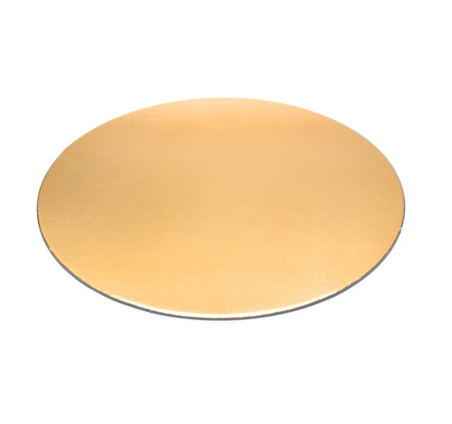 Discuri Aurii din Carton, Diametru 30 cm, 25 Buc/Bax - Ambalaje Tort, Tava Prajituri