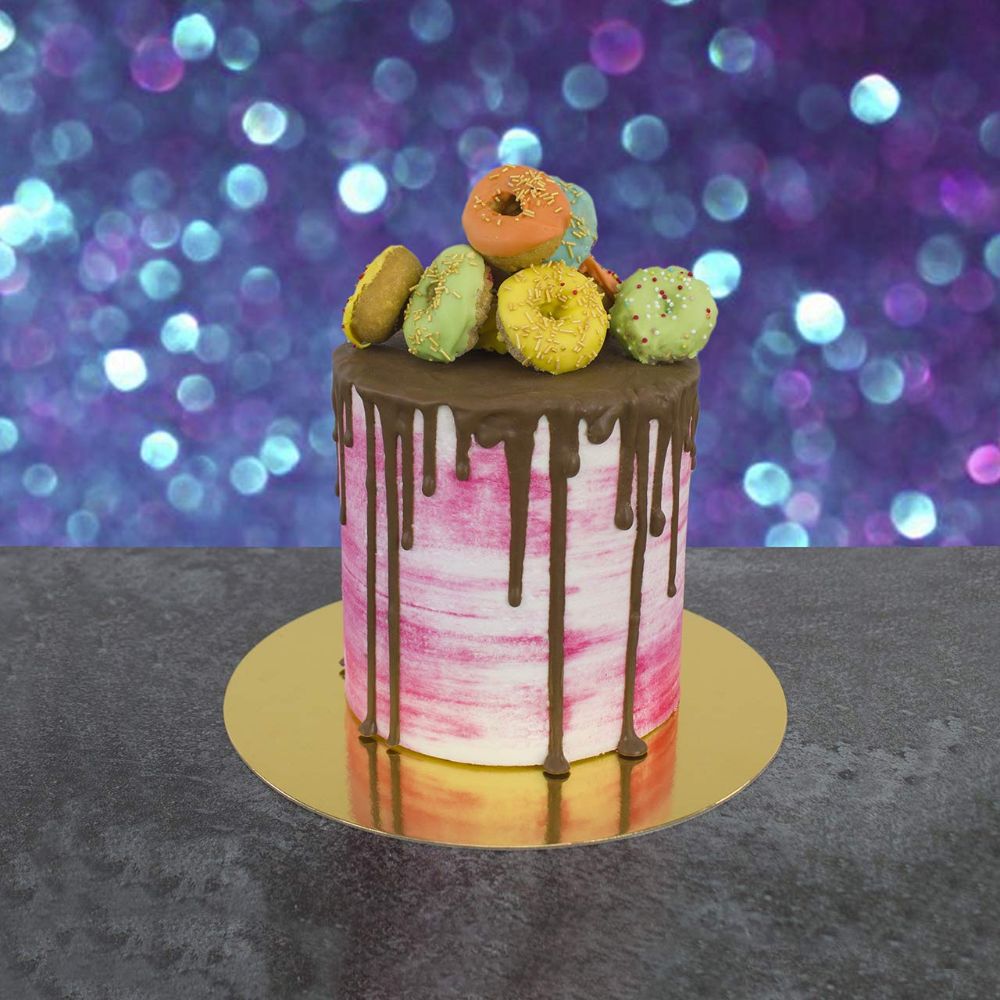 Discuri Aurii din Carton, Diametru 8 cm, 25 Buc/Bax - Ambalaje Cofetarie