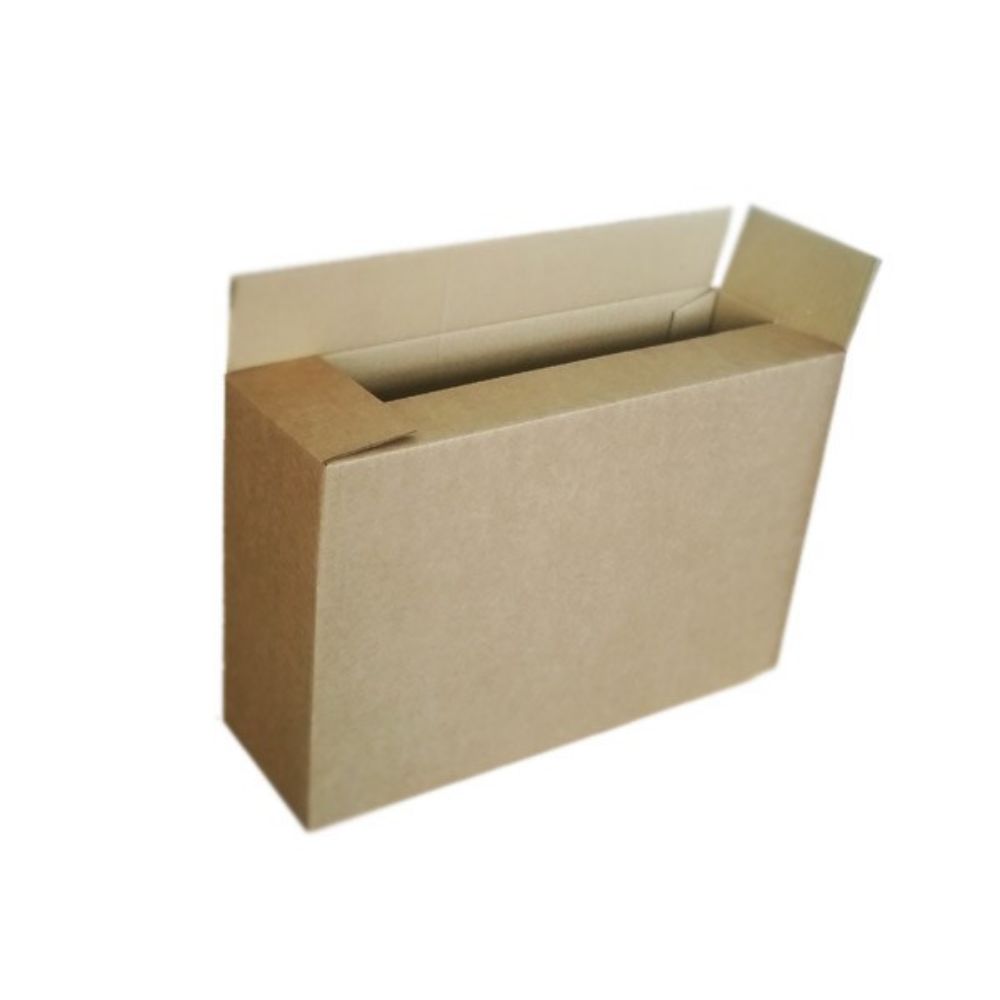 Set 10 Cutii Clasice, 420x130x280 mm, Carton Natur Ondulat in 3 Straturi, Cutie Clasica, Cutie pentru Ambalare si Depozitare, Cutie Carton, Cutie Transport, Arhivare si Organizare, Cutie Clasica Carton, Cutii Clasice din Carton, Cutie Simpla Carton