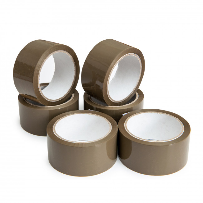 Banda Adeziva Maro Premium, 48mm x 60m, Adeziv Solvent speciala pentru Sigilarea cutiilor de carton