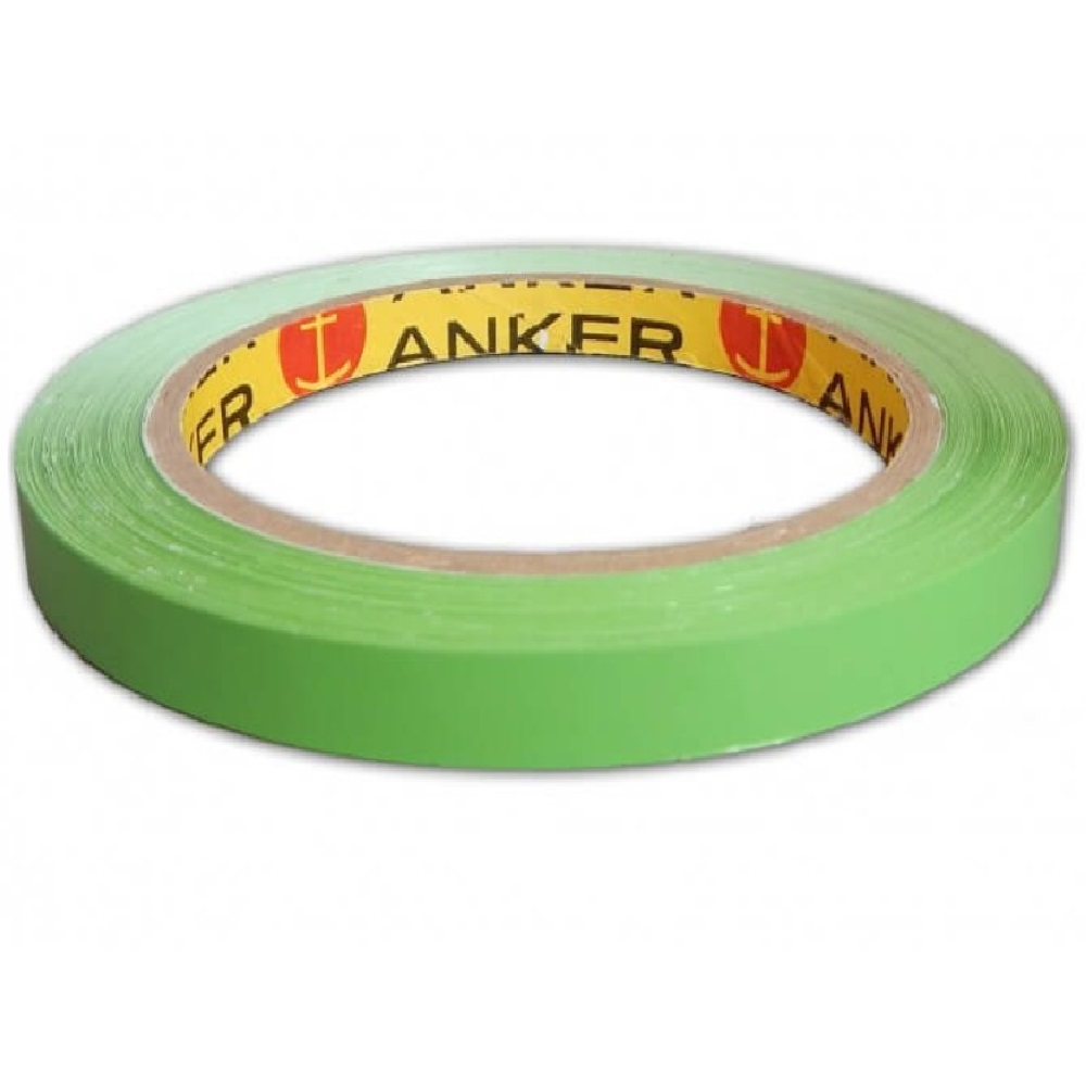 Banda Adeziva Anker PVC, 9mm x 66m, Pentru Inchis si Sigilat Pungi, Culoare Verde, Banda Adeziva de Sigilat Pungi, Banda Verde pentru Sigilat Pungi, Produse Anker, Benzi Adezive pentru Inchis Pungi