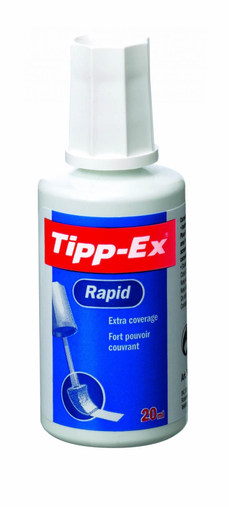Fluid Corector Solvent 20 Ml, Burete Tipp-ex Rapid Bic