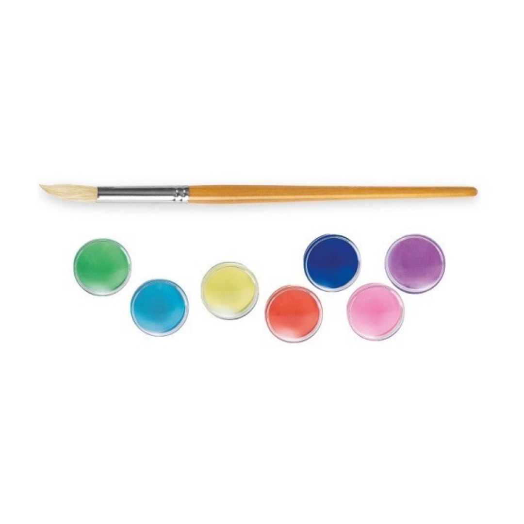 Acuarele Lavabile, 12 Culori/cutie + 1 Pensula, Carioca Aquarell
