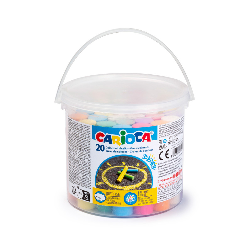 Creta Colorata Maxi Carioca Jumbo 20 Buc/set