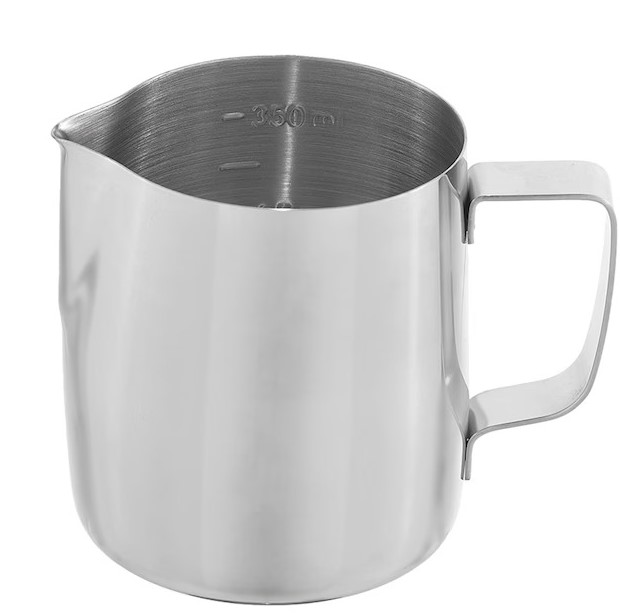 Cana Din Inox Pentru Lapte, Capacitate 550 Ml, Dimensiune 13x9x11 Cm, Gradatie 550 Ml