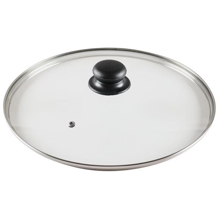 Capac Din Sticla Termorezistenta Pentru Acoperit Oale Si Tigai, Diametru 22 Cm, Maner Din Plastic