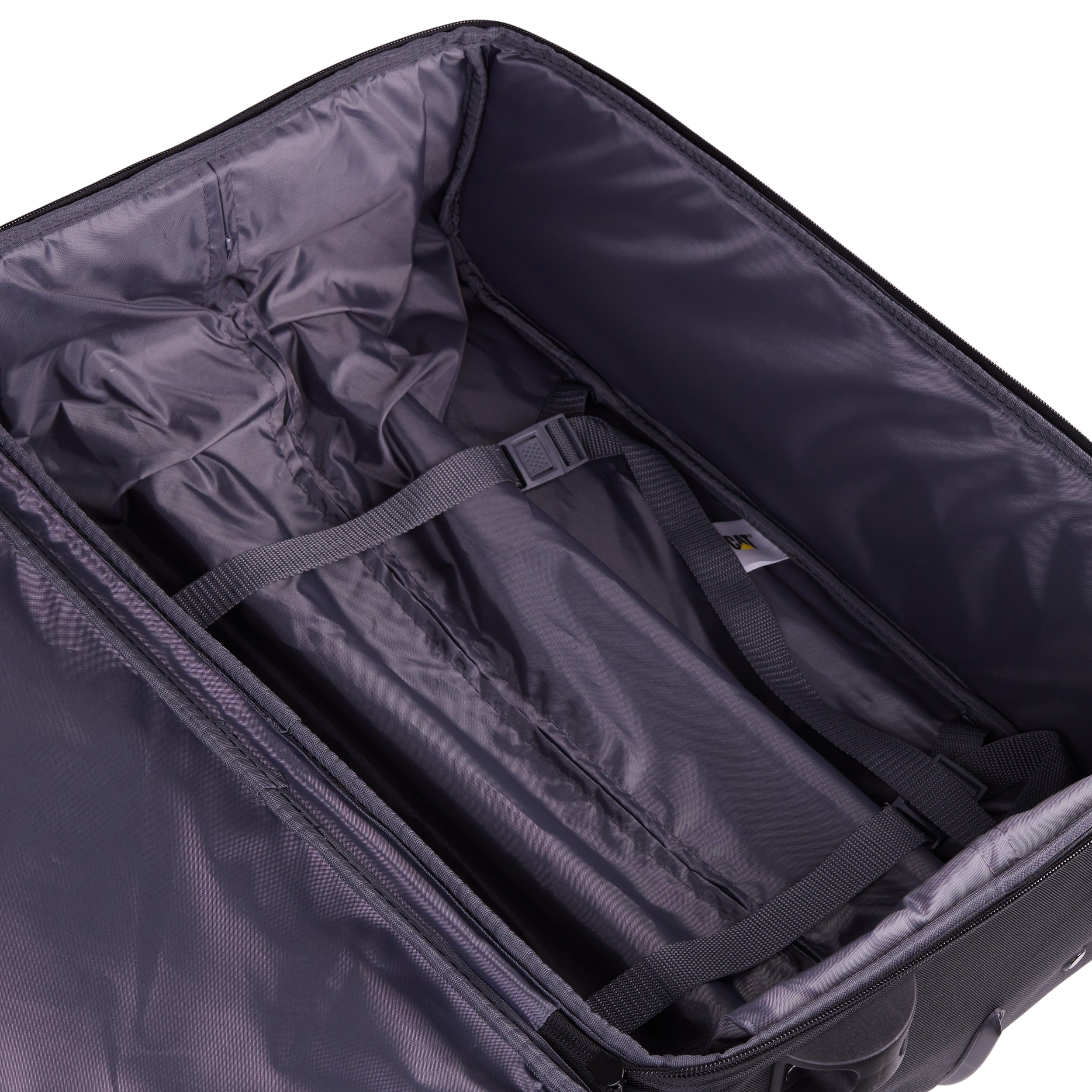 Set 3 Trollere Caterpillar Soft Luggage (20/23/27 Inch) - Material Poliester - Galben/negru