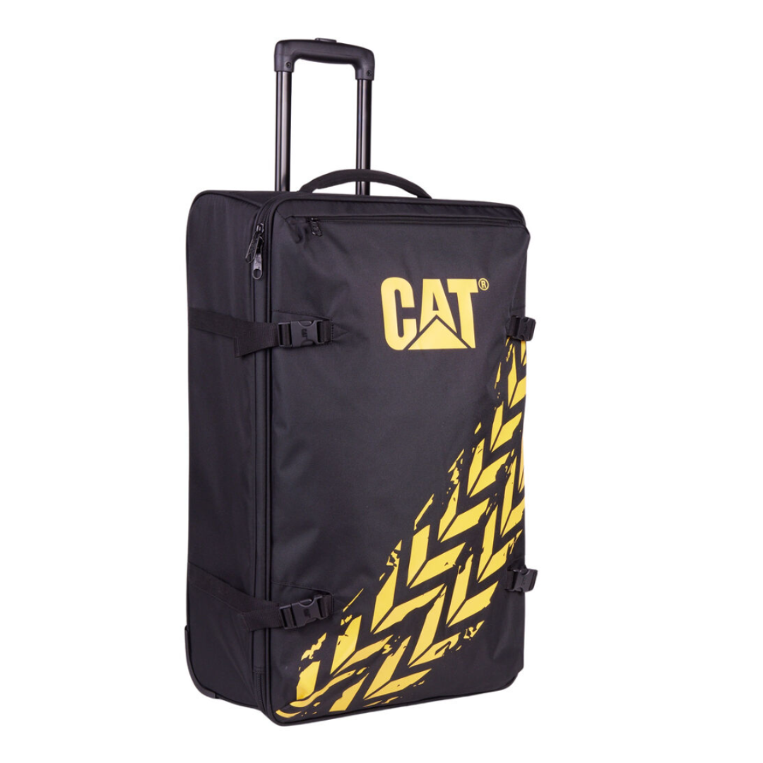 Trollere Caterpillar Soft Luggage, 27 Inch, Material Poliester - Galben/negru