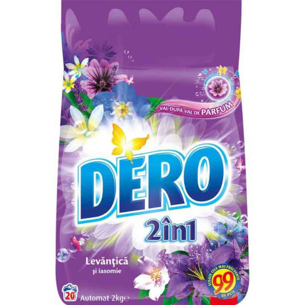 Detergent 2 in 1 Dero Automat, Levantica, 2 Kg Detergent 2 in 1 Dero Automat, Levantica, 2 Kg