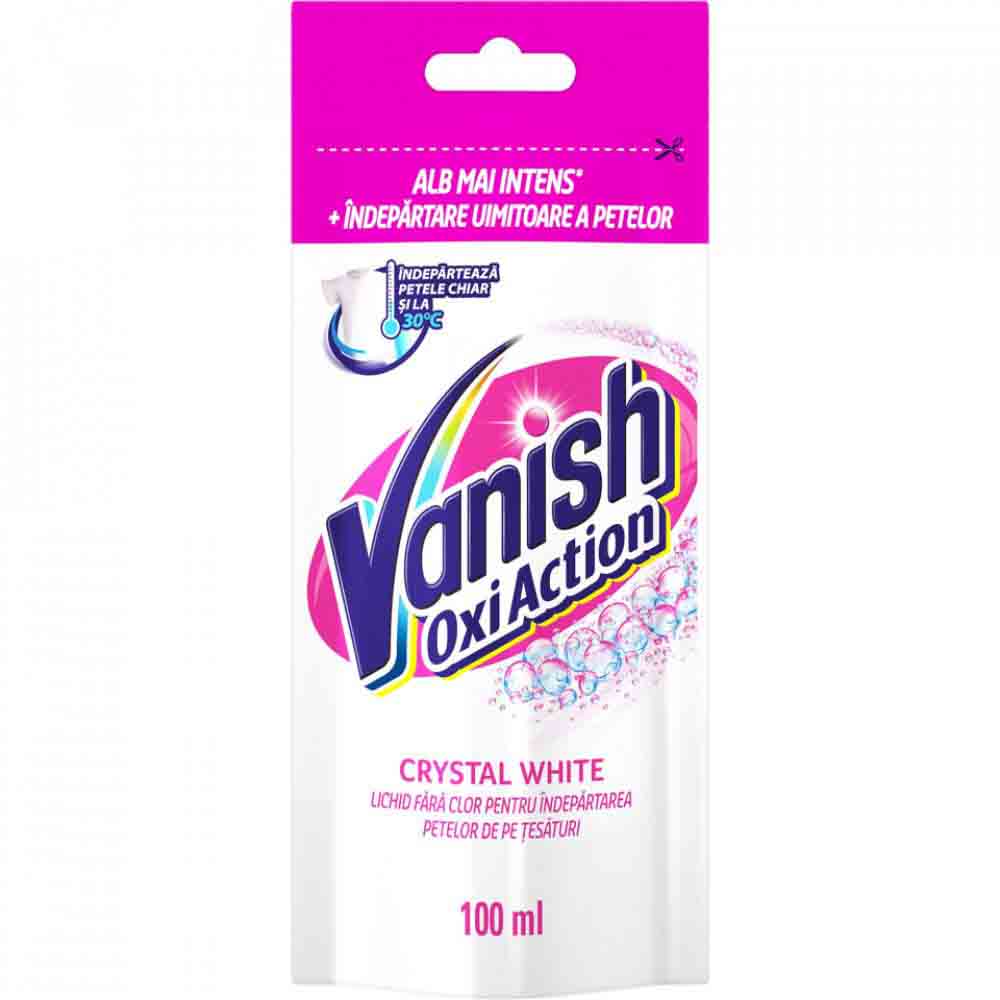 Solutie pentru Scos Pete Vanish White Lichid, 100 ml Solutie pentru Scos Pete Vanish White Lichid, 100 ml