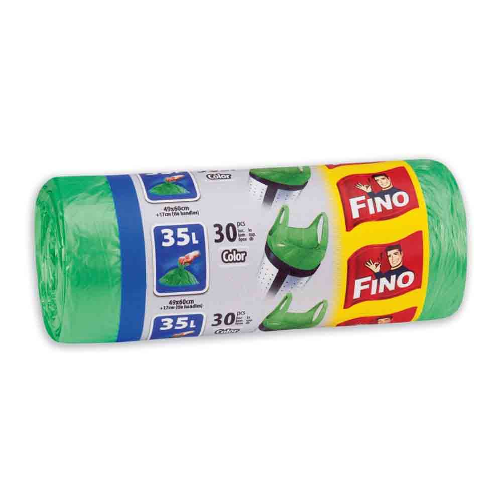 Saci Menajeri Colorati cu Manere Fino, 35 L, 30 Buc