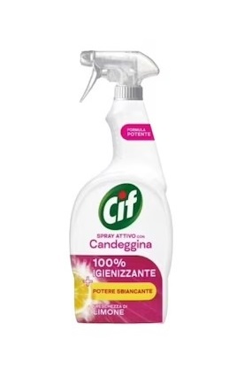 Solutie Cif Spray Candeggina, Parfum De Lamaie, 650 Ml Solutie Cif Spray Candeggina, Parfum De Lamaie, 650 Ml