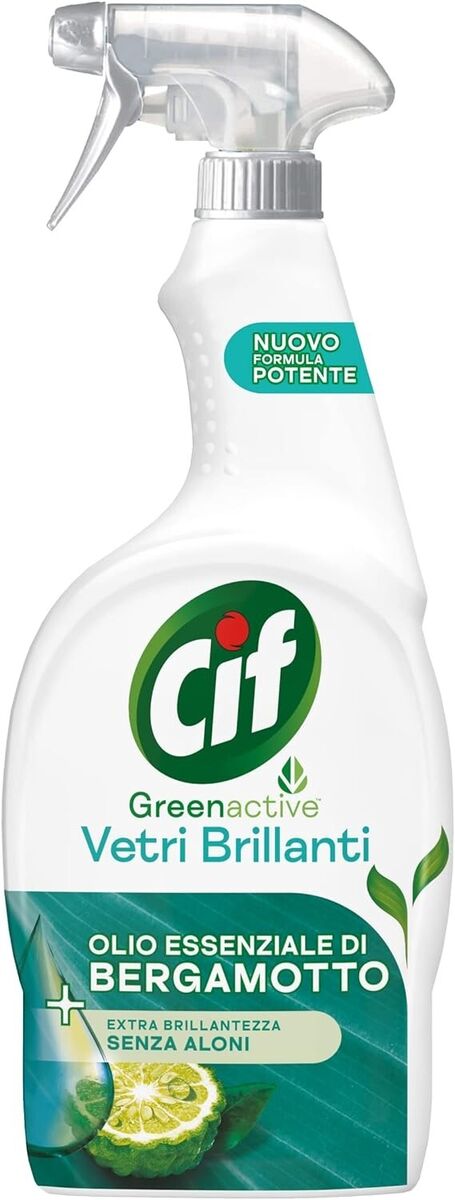 Solutie Pentru Geamuri Cif Vetri Briliant, Cu Ulei Esential De Bergamota, 650 Ml