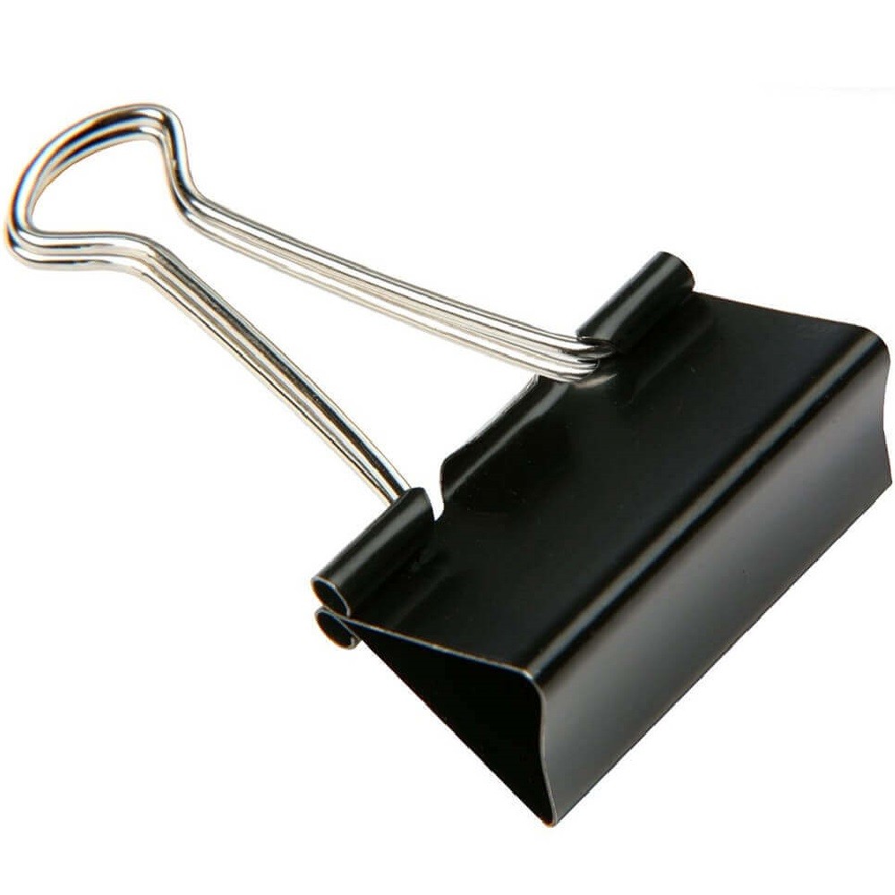 Clips Metalic Binder 51 mm, 12 Buc/Bax - Cleme pentru Prindere