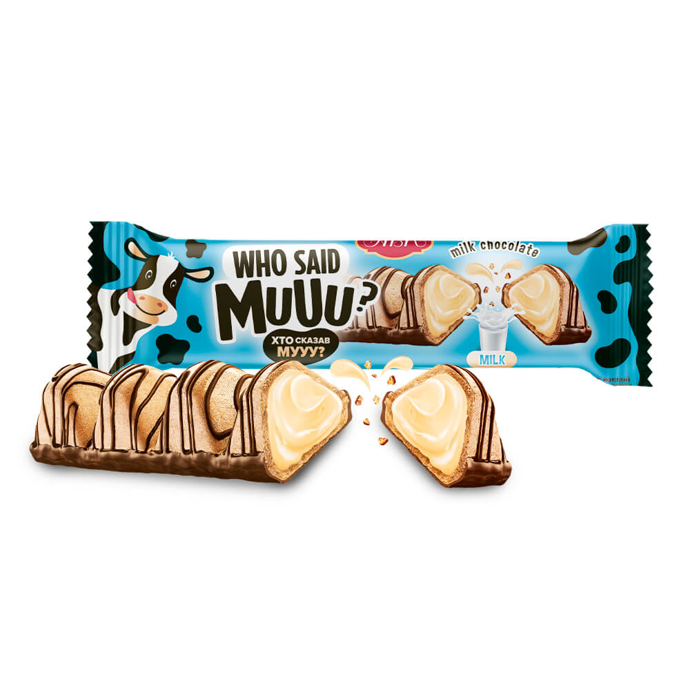 Set 16 Napolitane cu Lapte Abk Who Said Muuu, 465 g