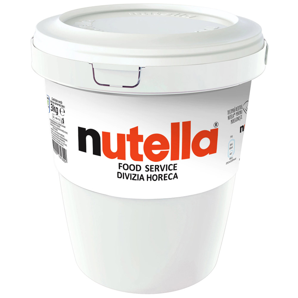 Crema Tartinabila Nutella de Alune de Padure cu Cacao, 3 Kg