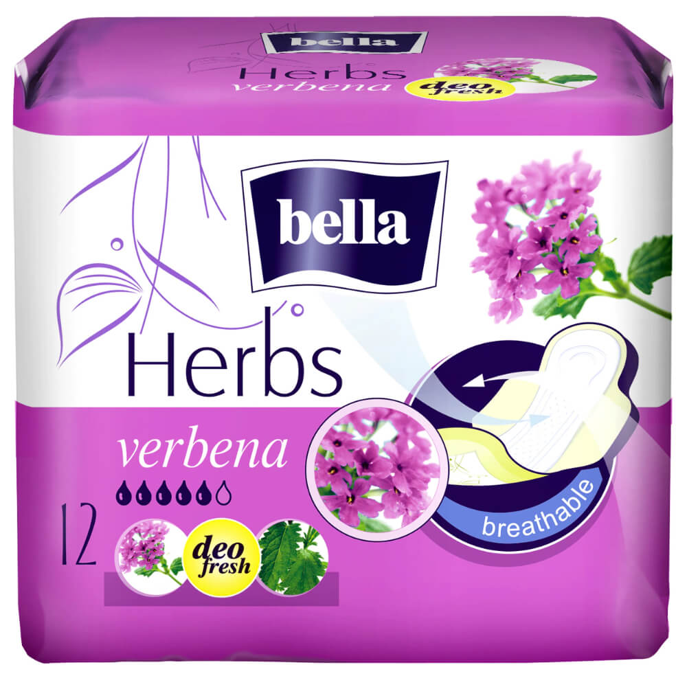 Set 12 Absorbante Bella Herbs Verbena Extra Soft