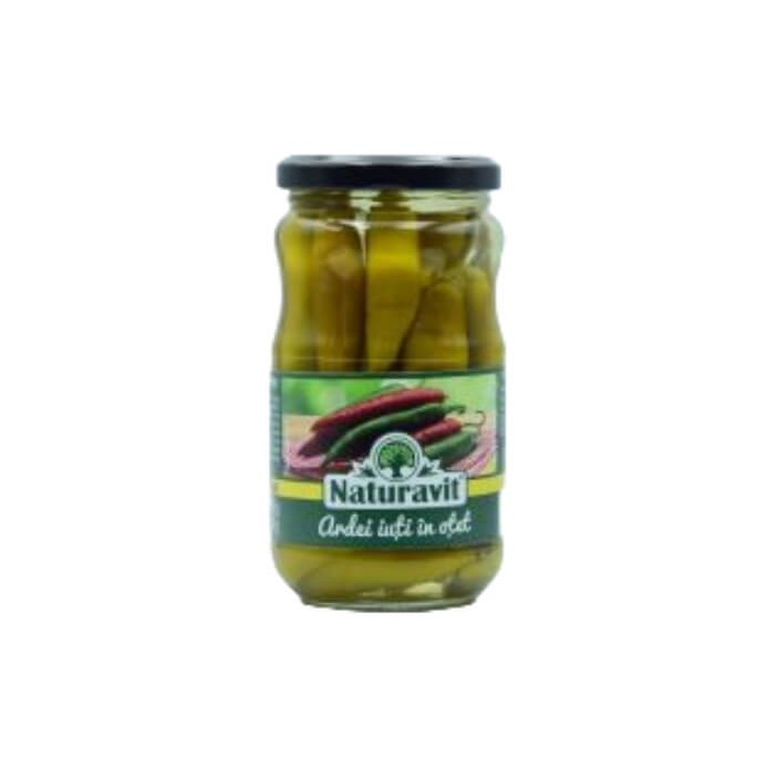 Ardei Iuti in Otet Naturavit, 370 ml