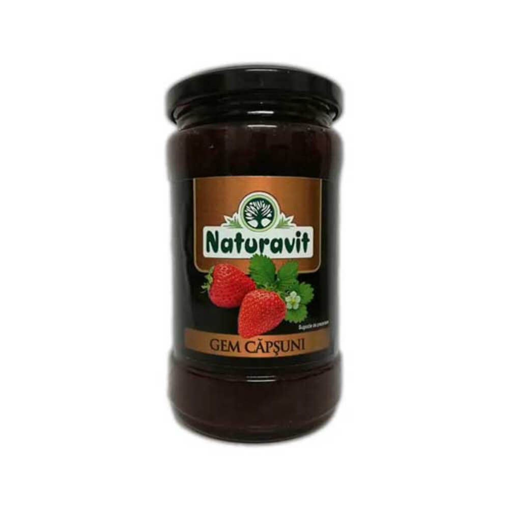 Gem de Capsuni Naturavit, 360 g