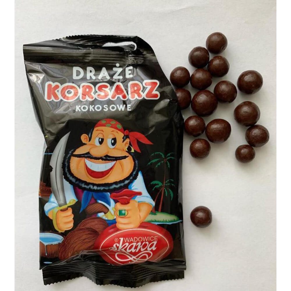 Drajeuri cu Nuca de Cocos Skawa Pirat, 60 g