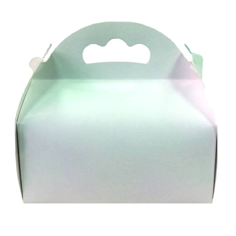 Cutii Albe pentru Prajituri, 14x20 cm, 25 Buc/Bax, Carton Duplex - Ambalaje Patiserie