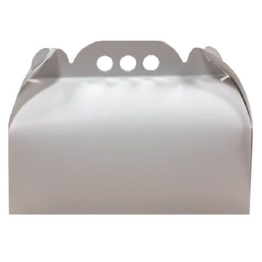 Cutii Albe pentru Tort  CT5, 25 Buc/Bax , 29x39 cm, Carton Duplex, Ambalaje Cofetarie, Cutii pentru Tort Albe, Cutii pentru Tort cu Deschidere Laterala, Cutii pentru Tort cu Maner, Bax Cutii Tort