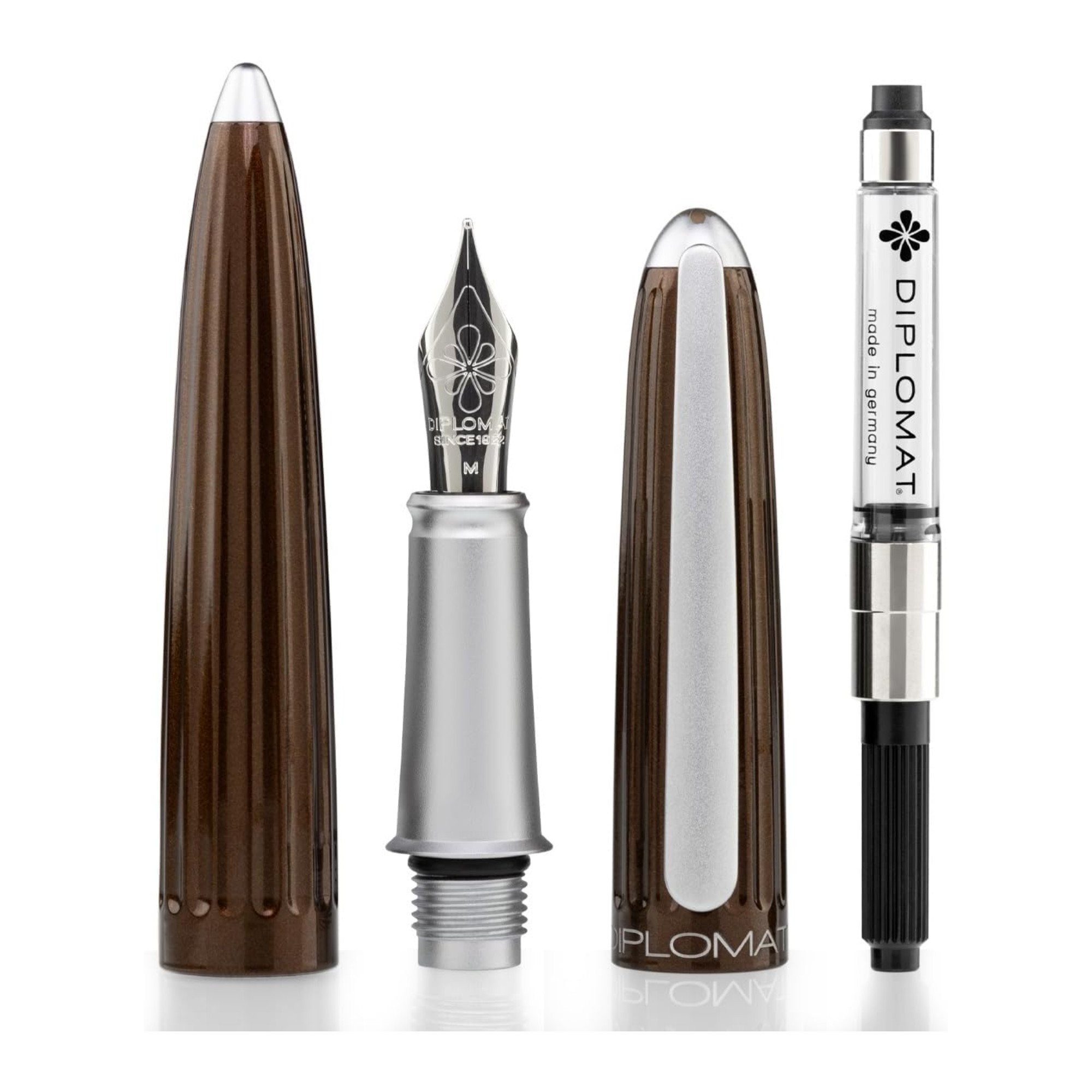 Stilou Diplomat Aero, Cu Penita M, Din Otel Inoxidabil - Marrakesh