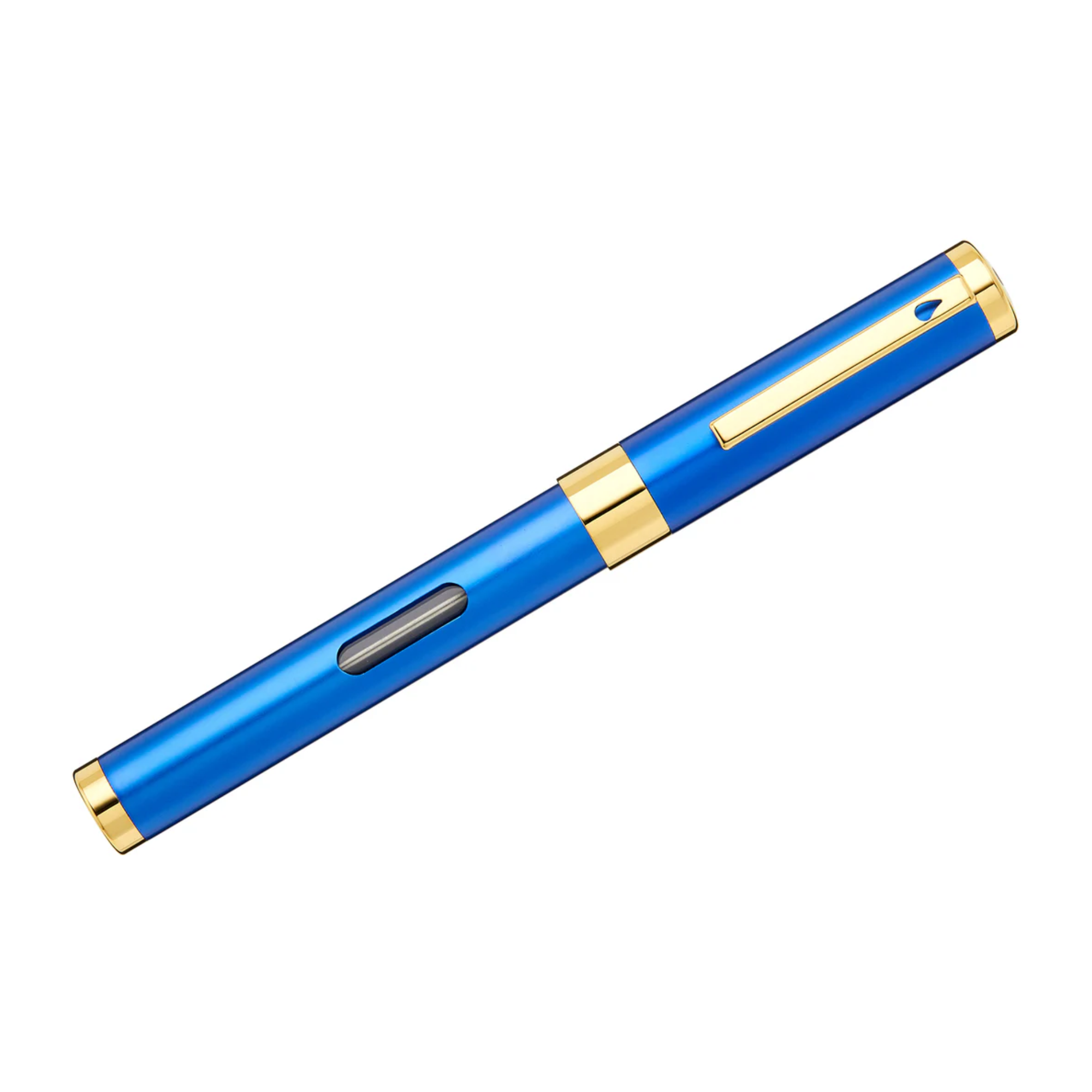 Stilou Diplomat Nexus, Cu Penita M, Din Otel Inoxidabil - Blue Gold
