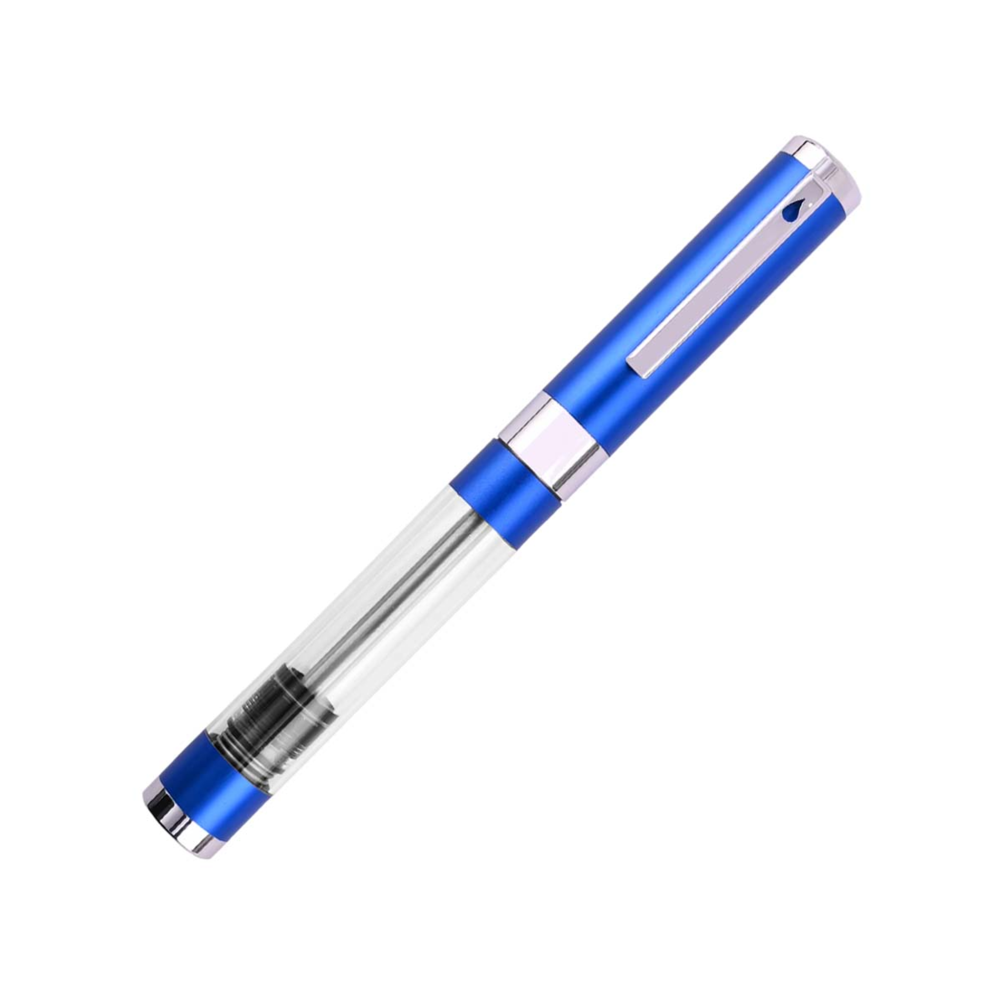 Stilou Diplomat Nexus Demo, Cu Penita M, Din Otel Inoxidabil - Blue Chrome