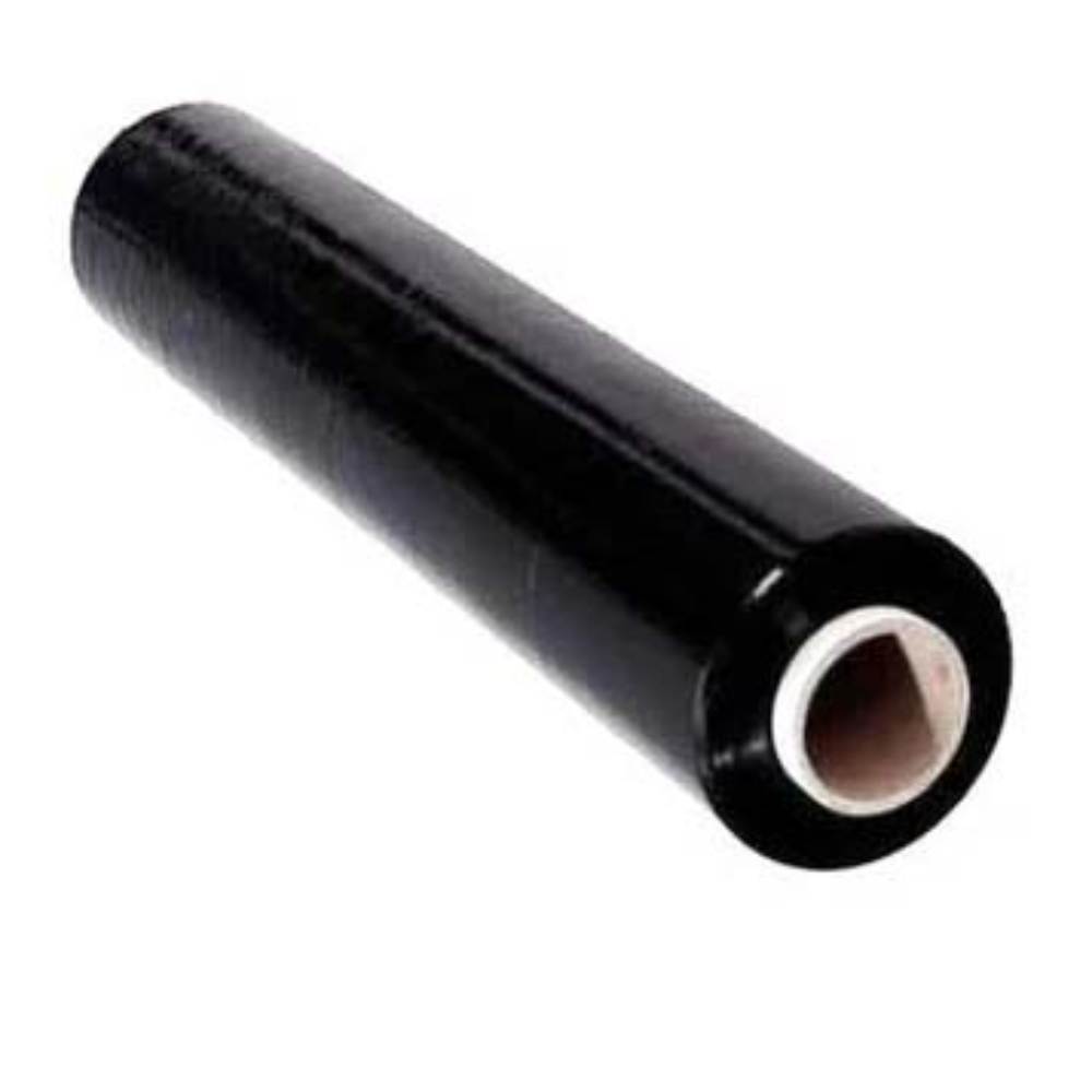 Folie Stretch Neagra Uz Manual 3 Kg, Folie 23 MIC, Latime Folie 500 mm, Tub Carton 700 gr, Folie Stretch 2,3 Kg