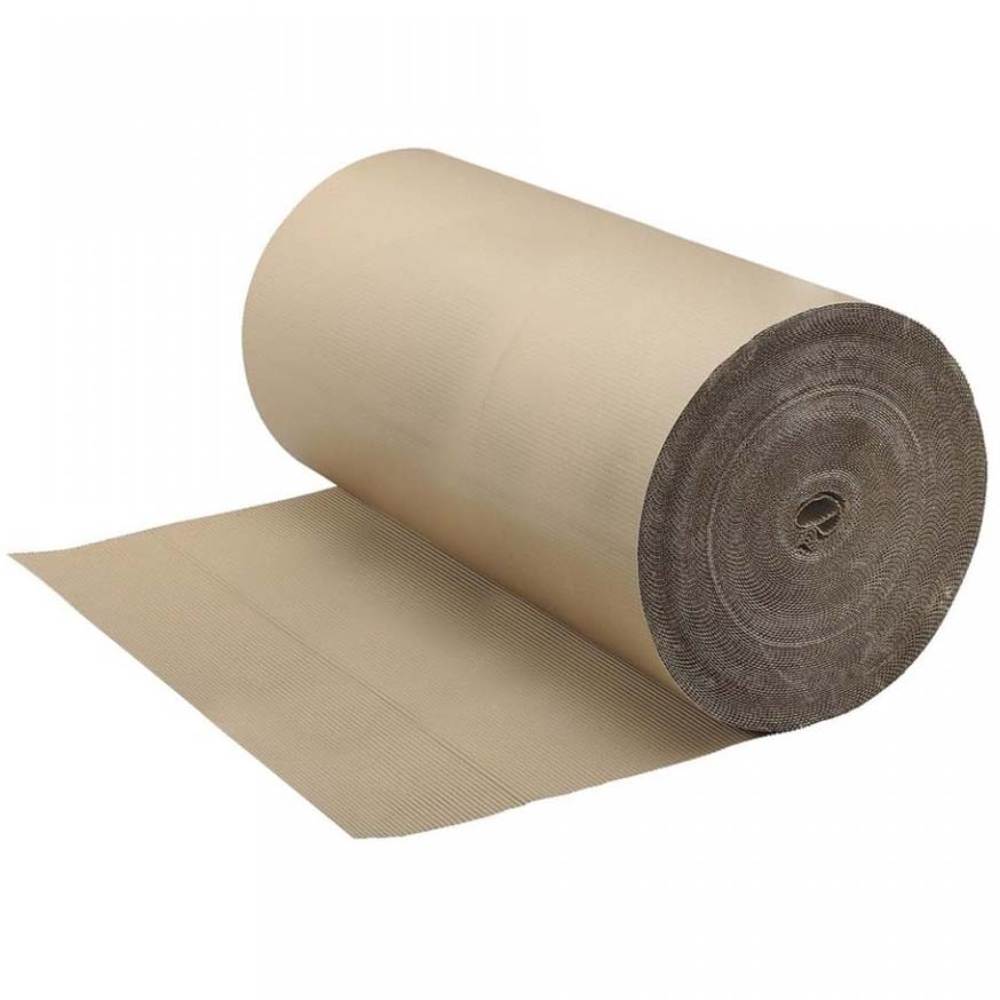Rola din Carton Ondulat CO2 Natur, 1 m Latime, Lungime Rola 10 m, Grosime Carton 300 g/mÂ²