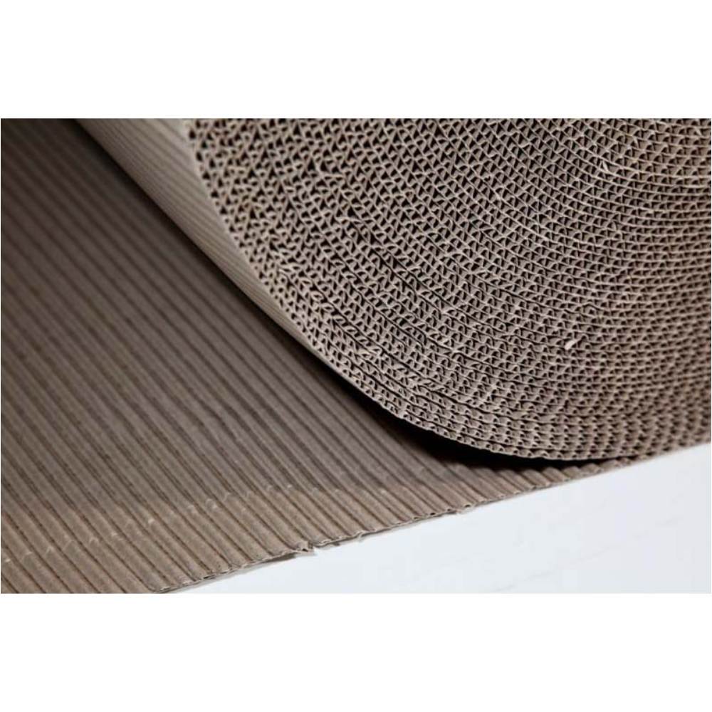 Rola din Carton Ondulat CO2 Natur, 1 m Latime, Lungime Rola 10 m, Grosime Carton 300 g/mÂ²