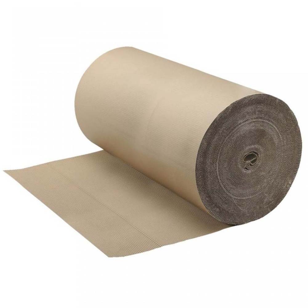 Rola din Carton Ondulat CO2 Natur, 1 m Latime, Lungime Rola 20 m, Grosime Carton 300 g/mÂ²
