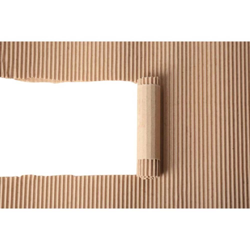 Rola din Carton Ondulat CO2 Natur, 1 m Latime, Lungime Rola 20 m, Grosime Carton 300 g/mÂ²
