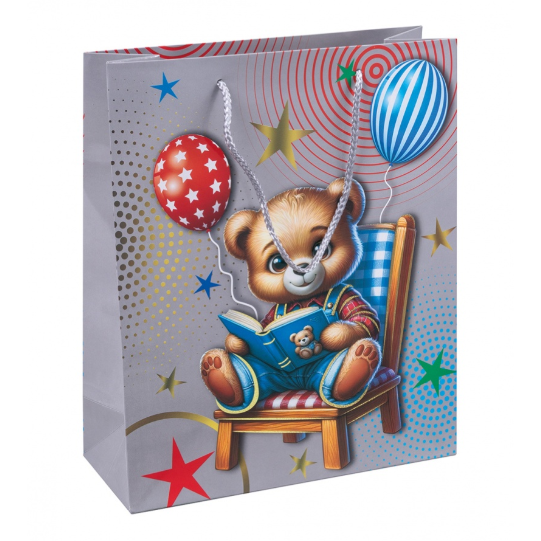 Punga Cadou, Carton Laminat 210gsm, Design Copii, 25x30x10cm, Donau Home - Modele Asortate Punga Cadou, Carton Laminat 210gsm, Design Copii, 25x30x10cm, Donau Home - Modele Asortate
