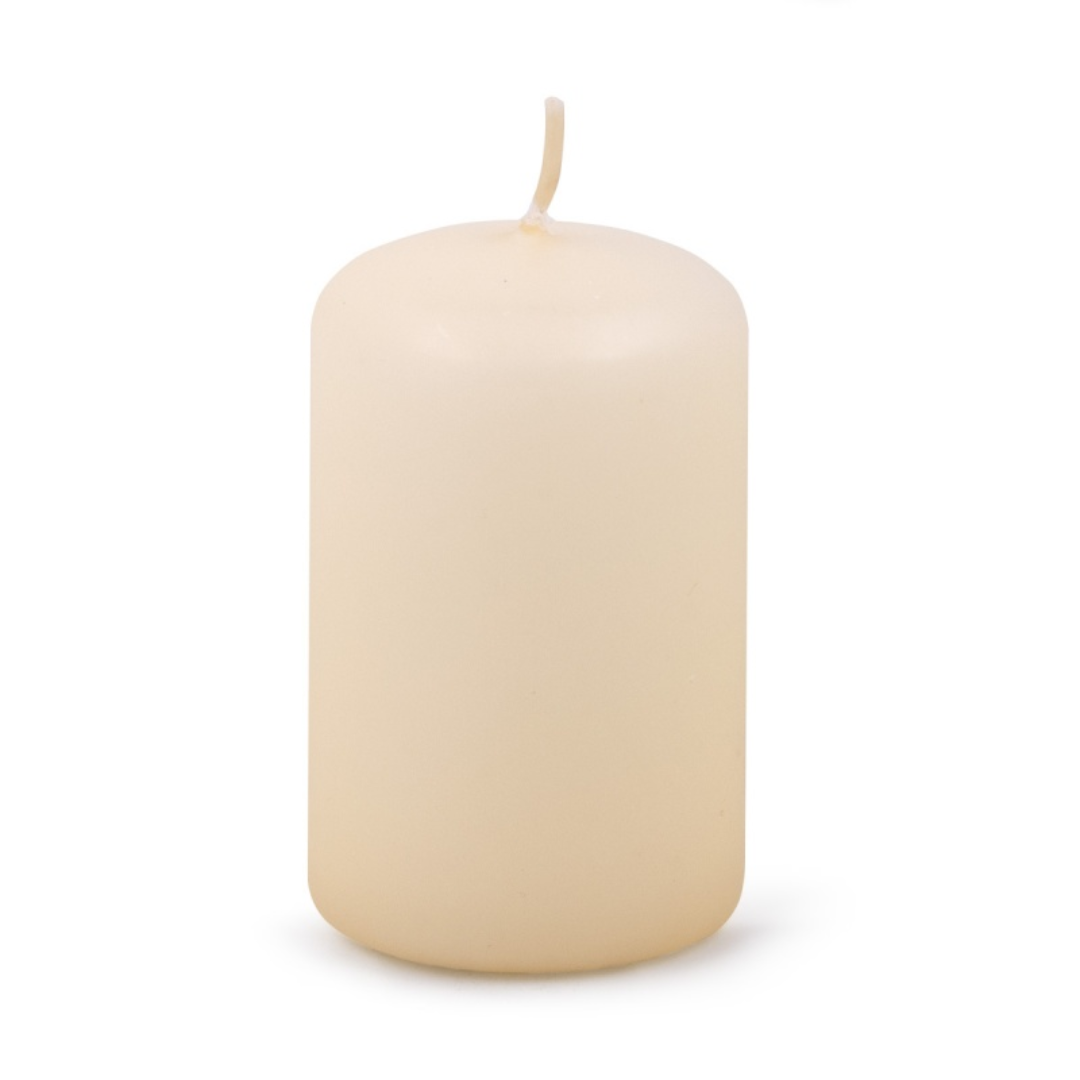 Lumanare Pilon, 50 X 80mm, Donau Home - Crem