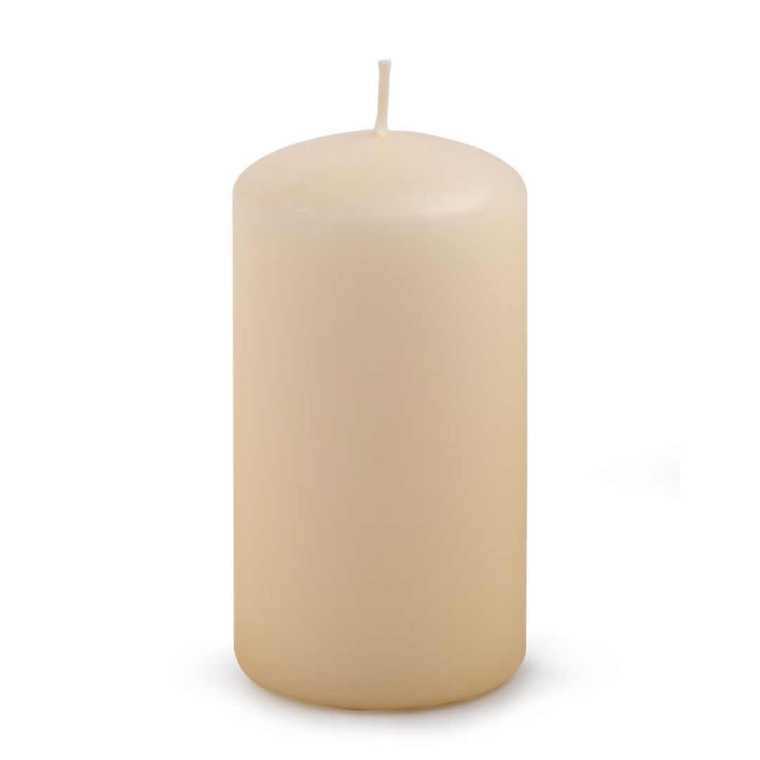 Lumanare Pilon, 70 X 130mm, Donau Home - Crem