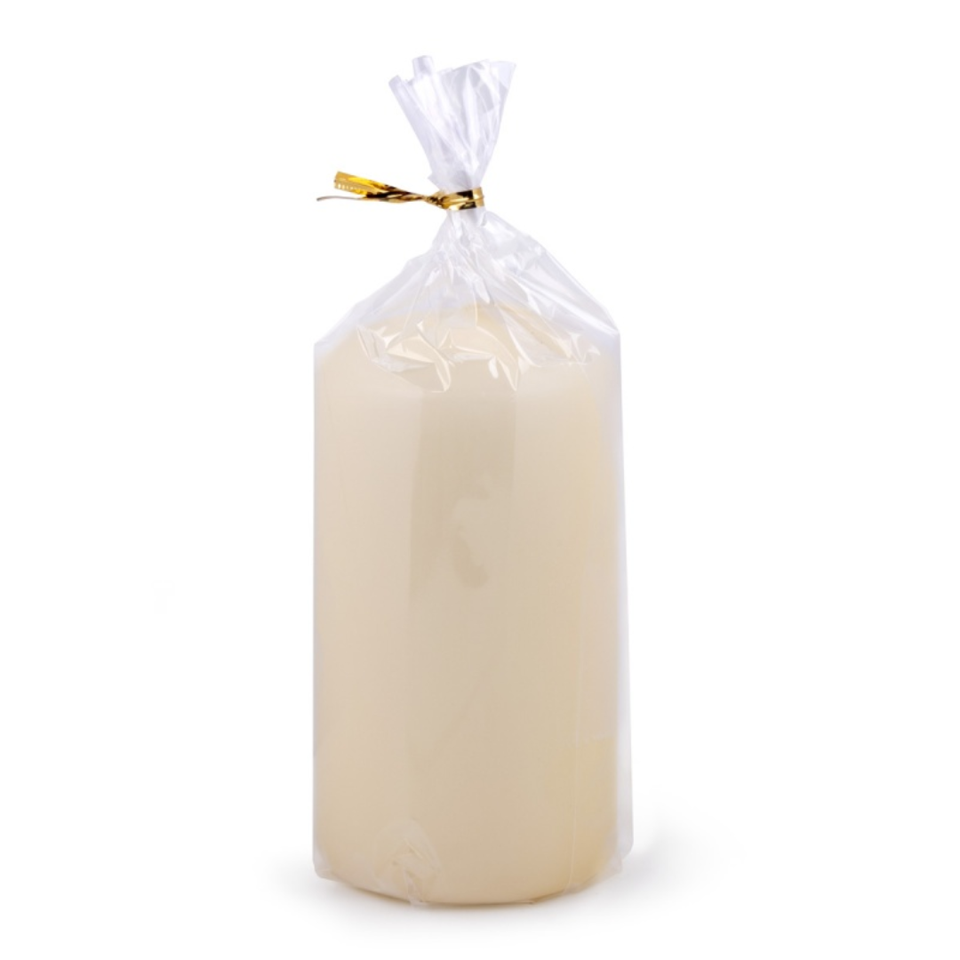 Lumanare Pilon, 70 X 130mm, Donau Home - Crem