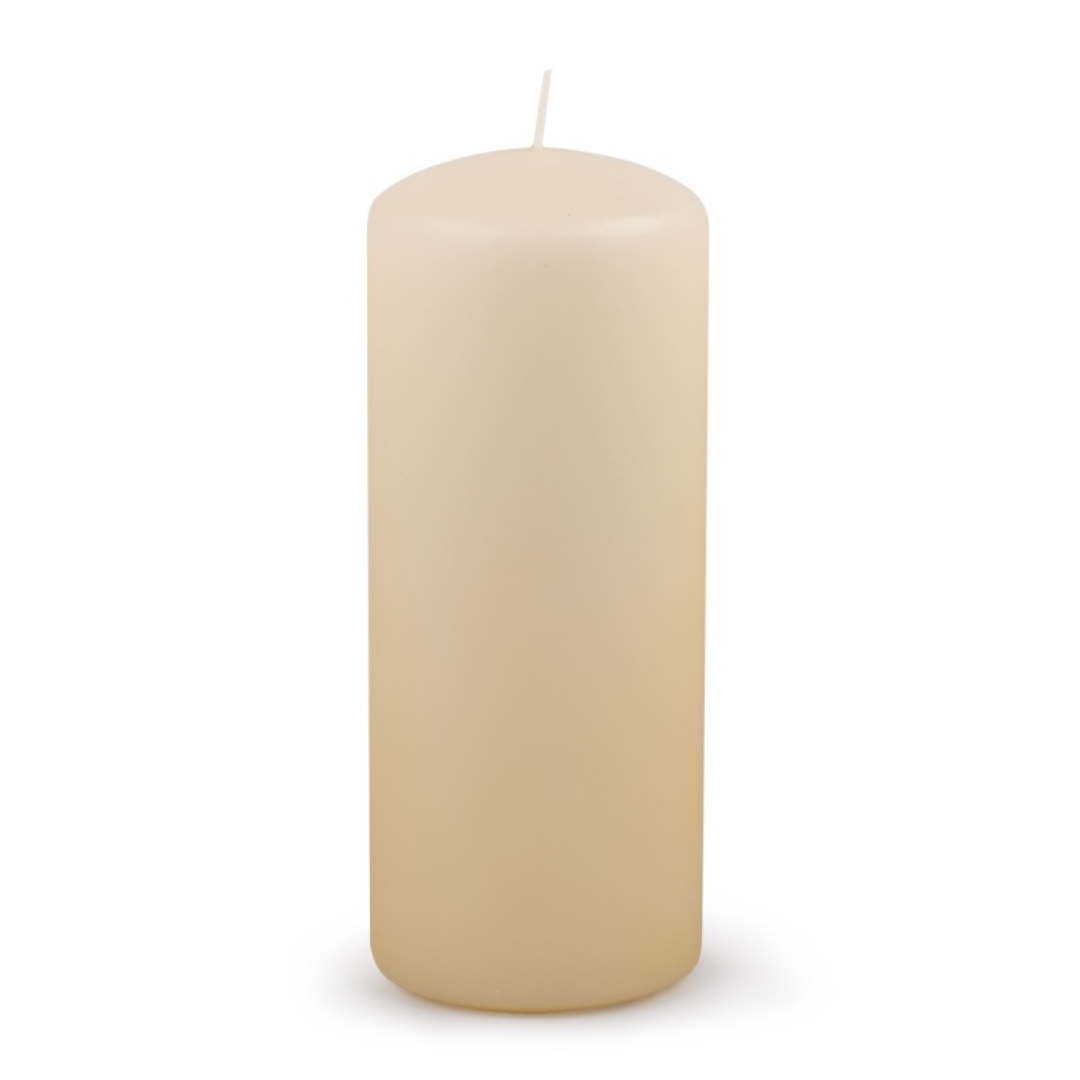Lumanare Pilon, 80 X 200mm, Donau Home - Crem