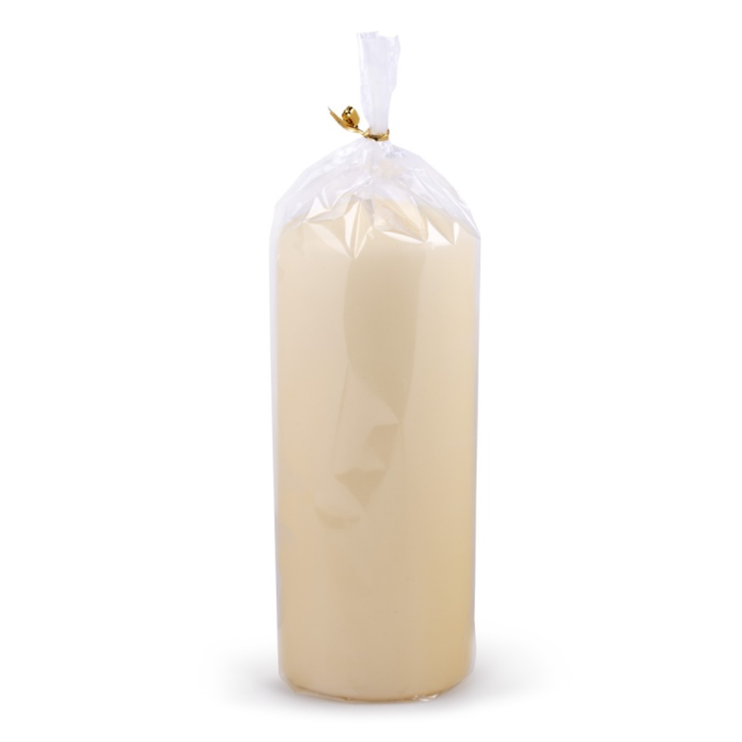 Lumanare Pilon, 80 X 200mm, Donau Home - Crem