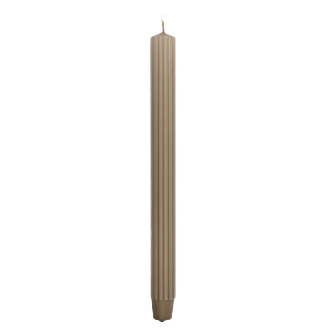 Lumanari Cu Dungi, Pentru Cina, 25 X 300mm, 4 Buc/set, Donau Home - Piper