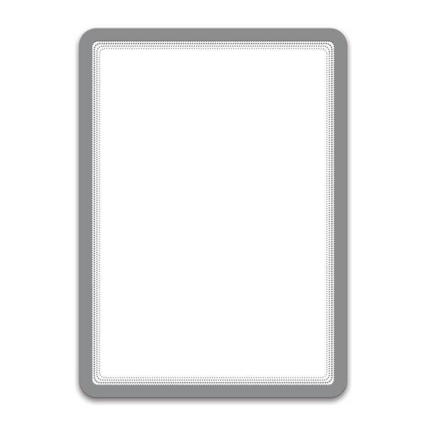 Buzunar Magnetic Pentru Documente A4, Cu Rama Color, 2 Buc/set, Djois - Rama Argintie