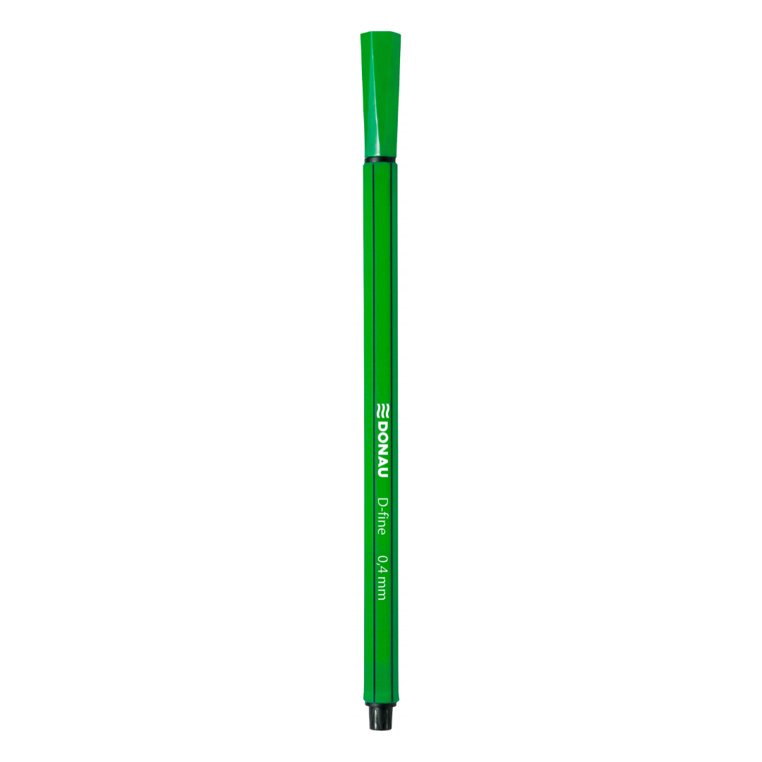Fine Liner, Varf Fetru 0.4mm, Donau D-fine - Verde Fine Liner, Varf Fetru 0.4mm, Donau D-fine - Verde