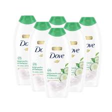 Gel De Dus Dove Cucumber & Green Tea, Cantitate 750 Ml, Parfum De Castravete Si Ceai Verde
