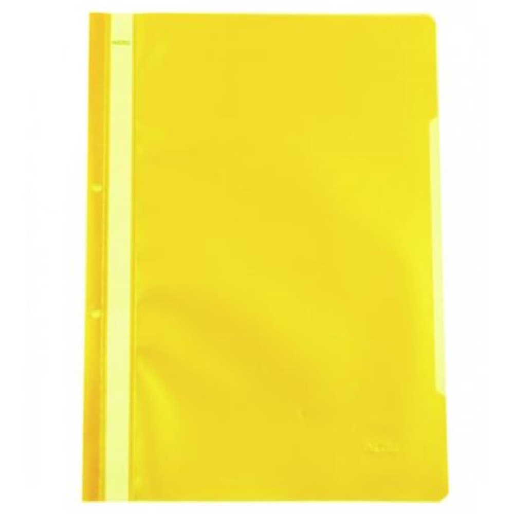Dosar A4 Plastic NOKI Galben cu Sina si Perforatii - Mapa Documente