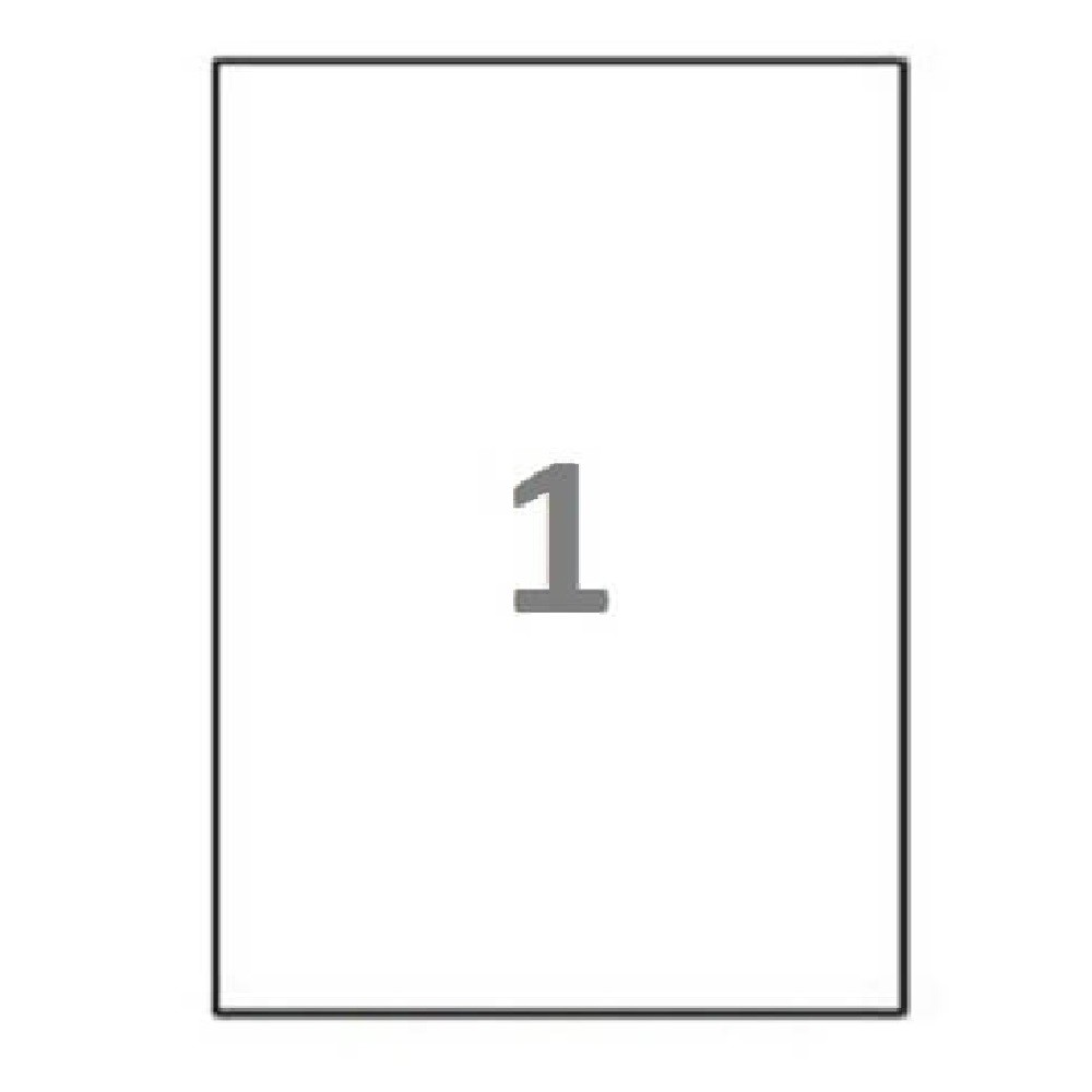 Etichete Autoadezive SOREX Albe in Coala, 1/A4, 210x297 mm, Adeziv Permanent