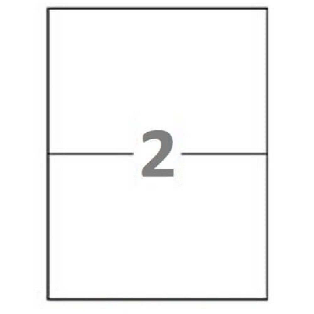 Etichete Autoadezive SOREX Albe in Coala, 2/A4, 210x148.5 mm, Adeziv Permanent