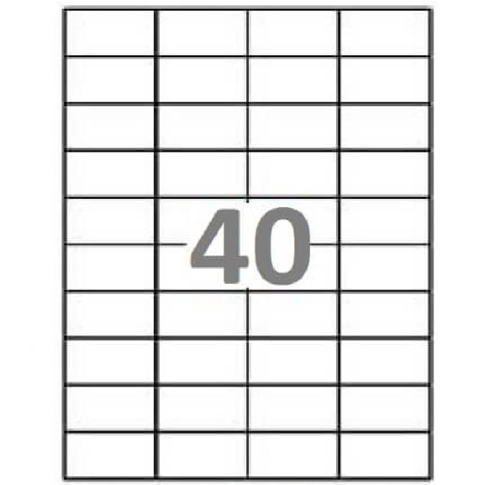 100 Coli de Etichete Autoadezive Sorex, Albe, 40/A4, 52.5x29.7 mm, Adeziv Permanent, Etichete Autoadezive, Etichete Albe, Etichete in Coala, Etichete Adeziv Permanent, Etichete Autocolante, Etichete Autocolante in Coala