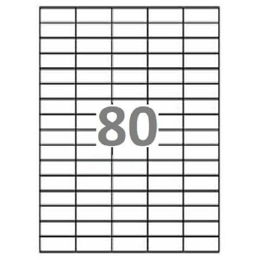 Etichete Autoadezive Sorex Albe in Coala A4, 80/A4, Dimensiune 35.6x16.9 mm, Adeziv Permanent, Etichete Autoadezive, Etichete Albe, Etichete in Coala, Etichete Adeziv Permanent , Etichete Autocolante, Etichete Autocolante in Coala